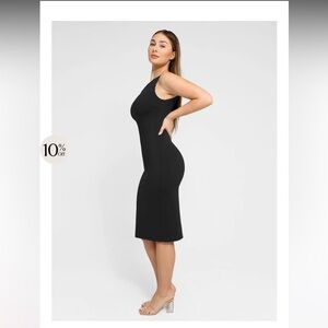 Popilush The Shapewear Dress Workwear Sleeveless Midi XL